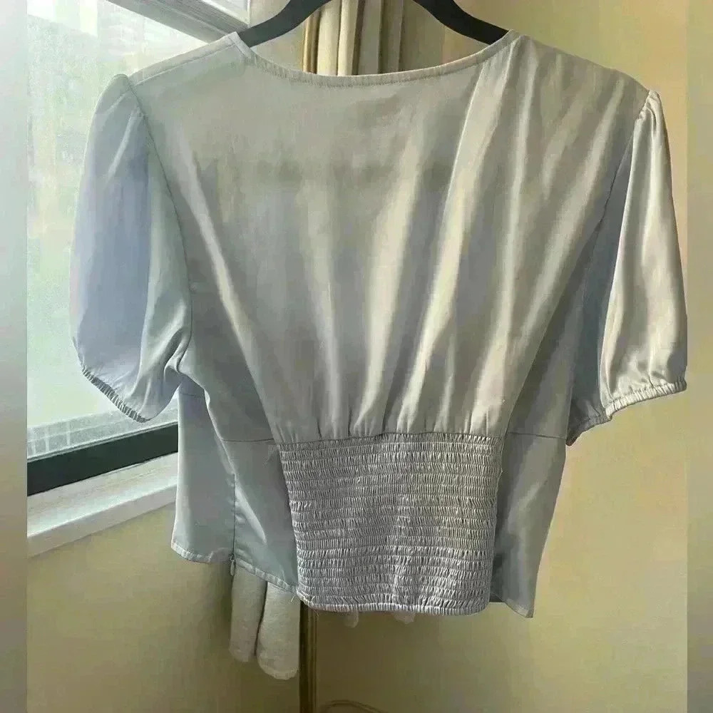 Light Blue Revolve Superdown Top - image 6